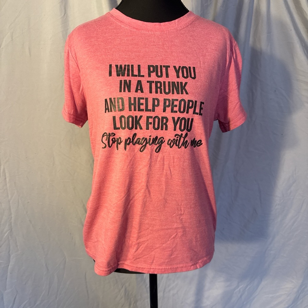 Bold Pink Graphic Tee
